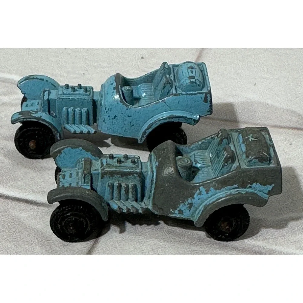 Vintage Diecast Tootsie Toys Car Lot 10pcs Fiat Abarth Tanker Truck‎ Roadster